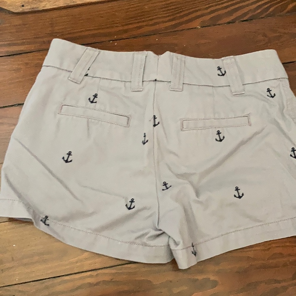 Jcrew lavender and navy anchor patterned shorts - Picture 2 of 4
